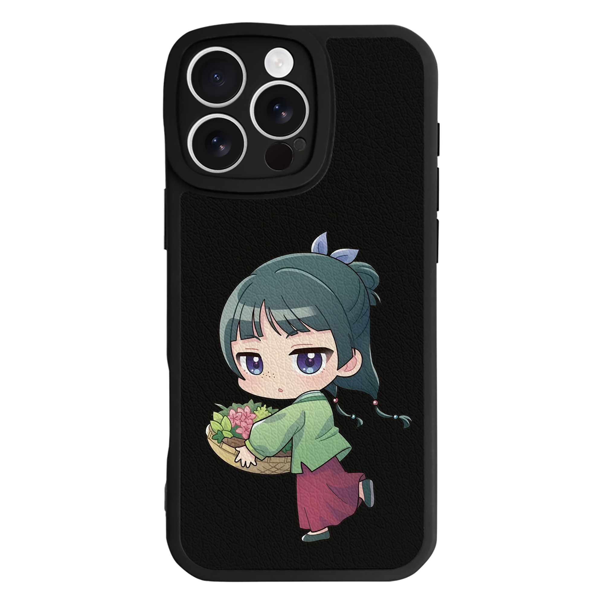 薬屋のひとりごと The Apothecary Diaries 【iPhone 16シリーズ対応】シリコンスマホケース（レザー調） 材質：シリコン